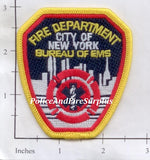 New York City Bureau of EMS Fire Dept Patch v7 small size