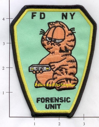 New York City Forensics Unit Fire Dept Patch