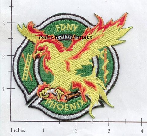 New York City Phoenix Society Fire Dept Patch