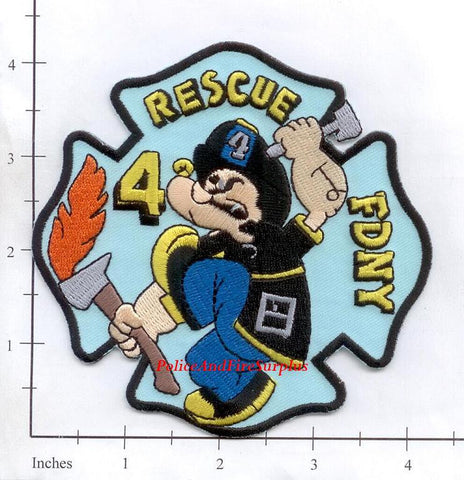 New York City Rescue 4 Fire Patch v56 Blue Popeye Yellow 4