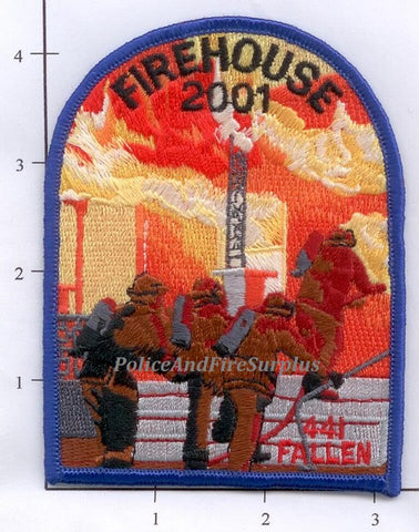 Firehouse Magazine Fire Dept Patch - 2001
