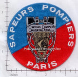 France - Paris Sapeurs Pompiers Fire Dept Patch v1