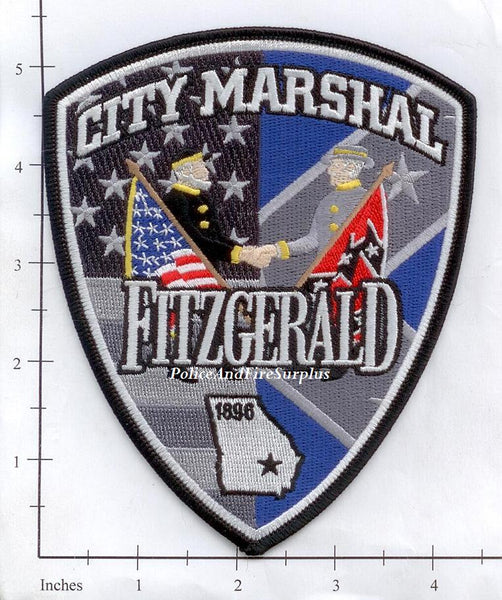 Georgia - Fitzgerald City Marshal Police Dept Patch – Police And Fire ...