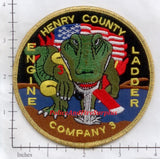 Georgia - Henry County Engine 3 Ladder 3 Fire Dept Patch