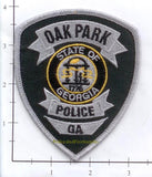 Georgia - Oak Park Police Dept Patch