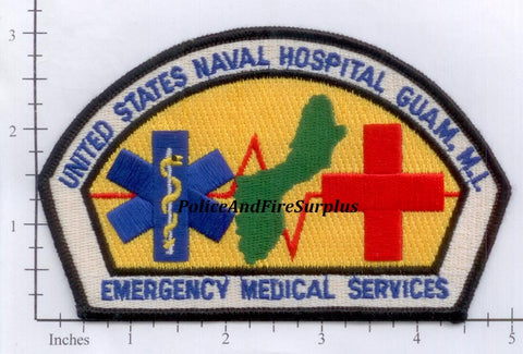 Guam - Micronesia US Naval Hospital Emergency Medical Services Patch v1