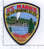 Idaho - St Maries Fire Dept Patch v1 - 5 inches