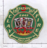 Indiana - Clay Fire Station 3 Fire Dept Patch