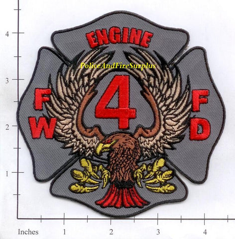 Indiana - Fort Wayne Engine  4 Fire Dept Patch