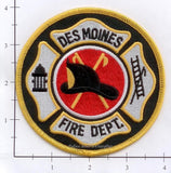 Iowa - Des Moines Fire Dept Patch