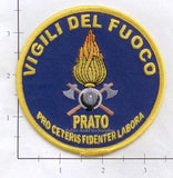 Italy - Vigili Del Fuoco Prato Fire Dept Patch v1