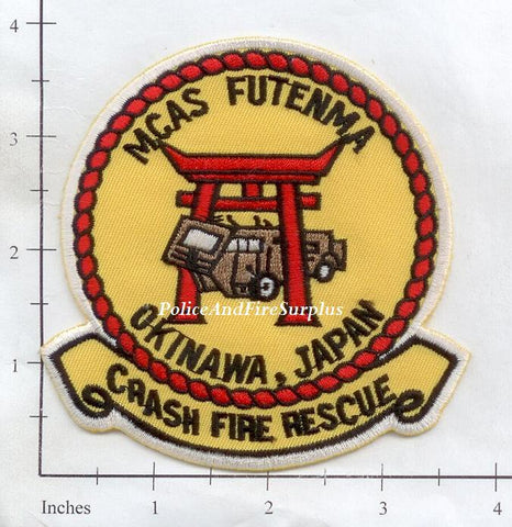 Okinawa - Futenma Marine Corps Air Station Crash Fire Rescue Fire Dept Patch