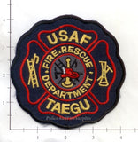 Korea - Taegu USAF Fire Rescue Patch