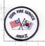 Korea - United States Force Korea Area II Fire Dept Patch