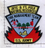 Louisiana - Fort Polk Natural Resources and Joint Readiness Training Center Fire Management Team Patch