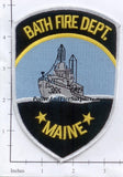 Maine - Bath Fire Dept Patch