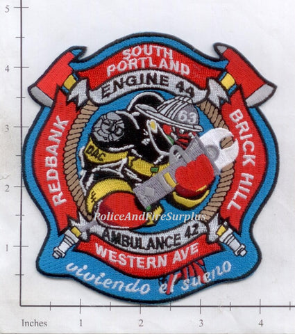 Maine - South Portland Engine 44 Ambulance 42 Fire Dept Patch