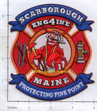 Maine - Scarborough Engine 4 Fire Dept Patch