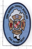 Maryland - Anne Arundel County Fire Dept Patch
