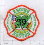 Massachusetts - Boston Engine 39 Fire Dept Patch