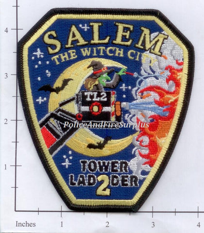 Massachusetts - Salem Ladder 2 Fire Dept Patch