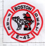 Massachusetts - Boston Engine 42 Fire Dept Patch v2