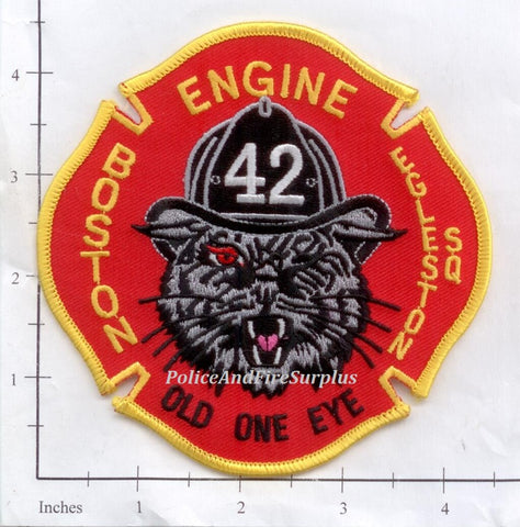 Massachusetts - Boston Engine 42 Fire Dept Patch v3
