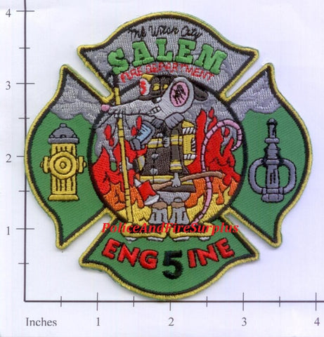 Massachusetts - Salem Engine 5 Fire Dept Patch
