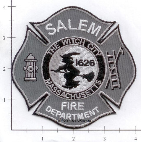 Massachusetts - Salem Fire Dept Patch v5 Pointy Hat