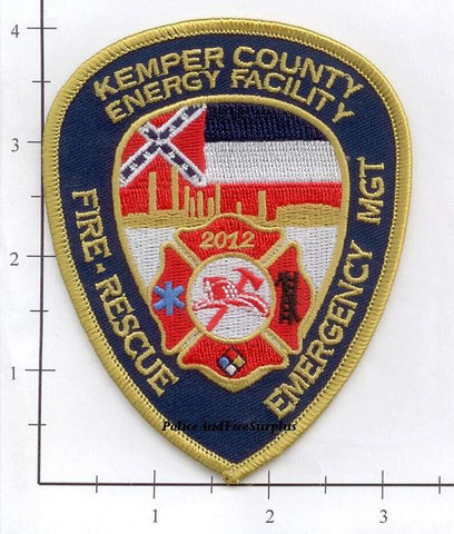 Mississippi - Kemper County Energy Facility Fire Rescue Fire Dept Patch
