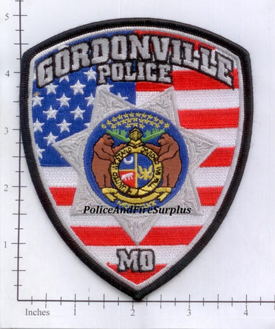 Missouri - Gordonville Police Dept Patch