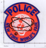 New York - New York City Police Dept Patch World's Fair