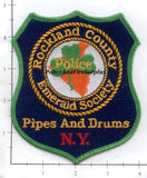 New York - Rockland County Police Dept Emerald Society Pipes and Drums Patch