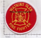 New York - Watkins Glen Fire Fighter Fire Dept Patch