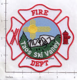 New Mexico - Taos Ski Valley Fire Dept Patch
