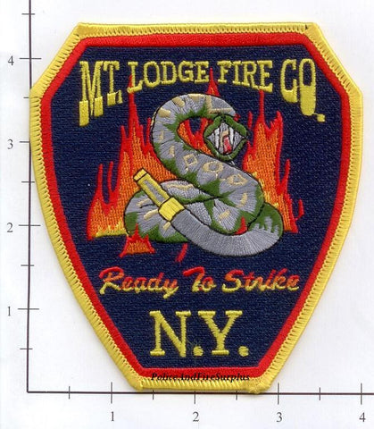 New York - Mount Lodge Fire Company Patch (001)