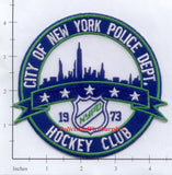 New York - New York City Hockey Club Police Dept Patch
