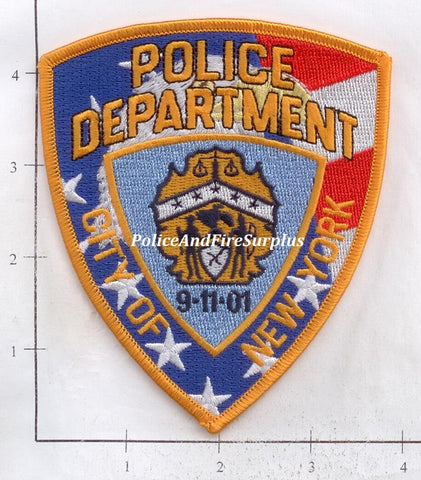 New York - New York City Police RWB 9-11 Dept Patch v1