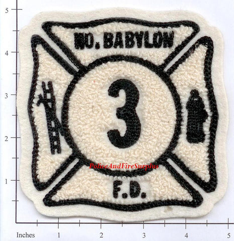 New York - North Babylon Station 3 Fire Dept Patch