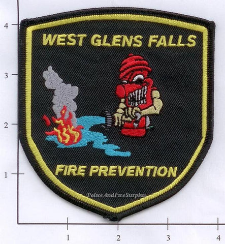 New York - West Glens Falls Fire Prevention Fire Dept Patch