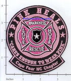 North Carolina - Cape Fear Pink Heals Fire Dept Patch
