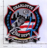 North Carolina - Charlotte Engine  4 Ladder 4 Fire Dept Patch v1