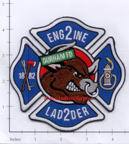 North Carolina - Durham Engine 2 Ladder 2 Fire Dept Patch