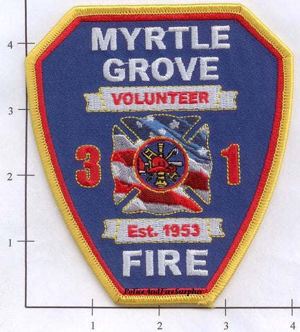 North Carolina - Myrtle Grove Volunteer Fire Dept Patch