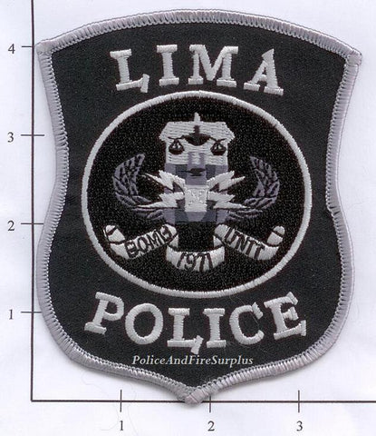 Ohio - Lima Bomb Unit Police Dept Patch