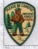 US Forest Service -  Smokey the Bear - Please Be Careful - Prevent Forrest Fires Fire Dept Patch
