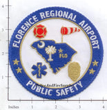 South Carolina - Florence Regional Airport Public Safety Fire Police EMS Dept Patch