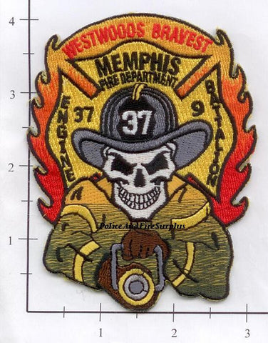 Tennessee - Memphis Engine 37 Battalion 9 Fire Dept Patch