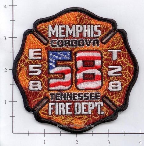 Tennessee - Memphis Engine 58 Ladder 28 Fire Dept Patch