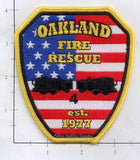 Tennessee - Oakland Fire Rescue Fire Dept Patch